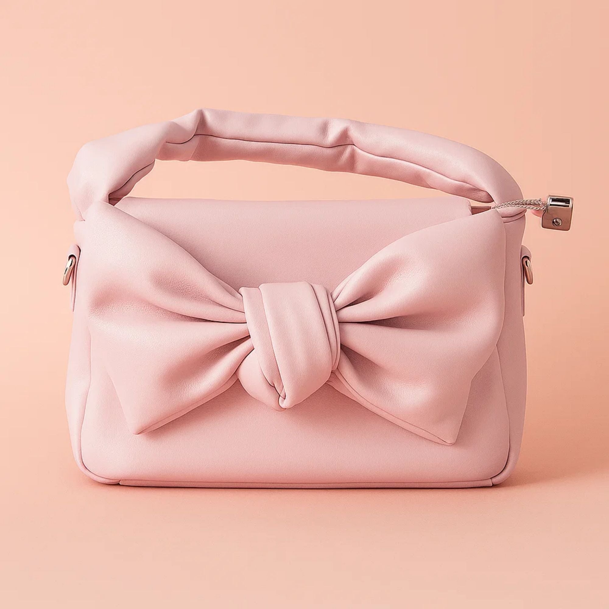 Knot Bow Sling Bag - Baby Pink