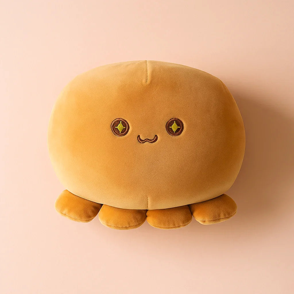 Sparkle Eyed Octopus Handwarmer (Brown, 35cm)