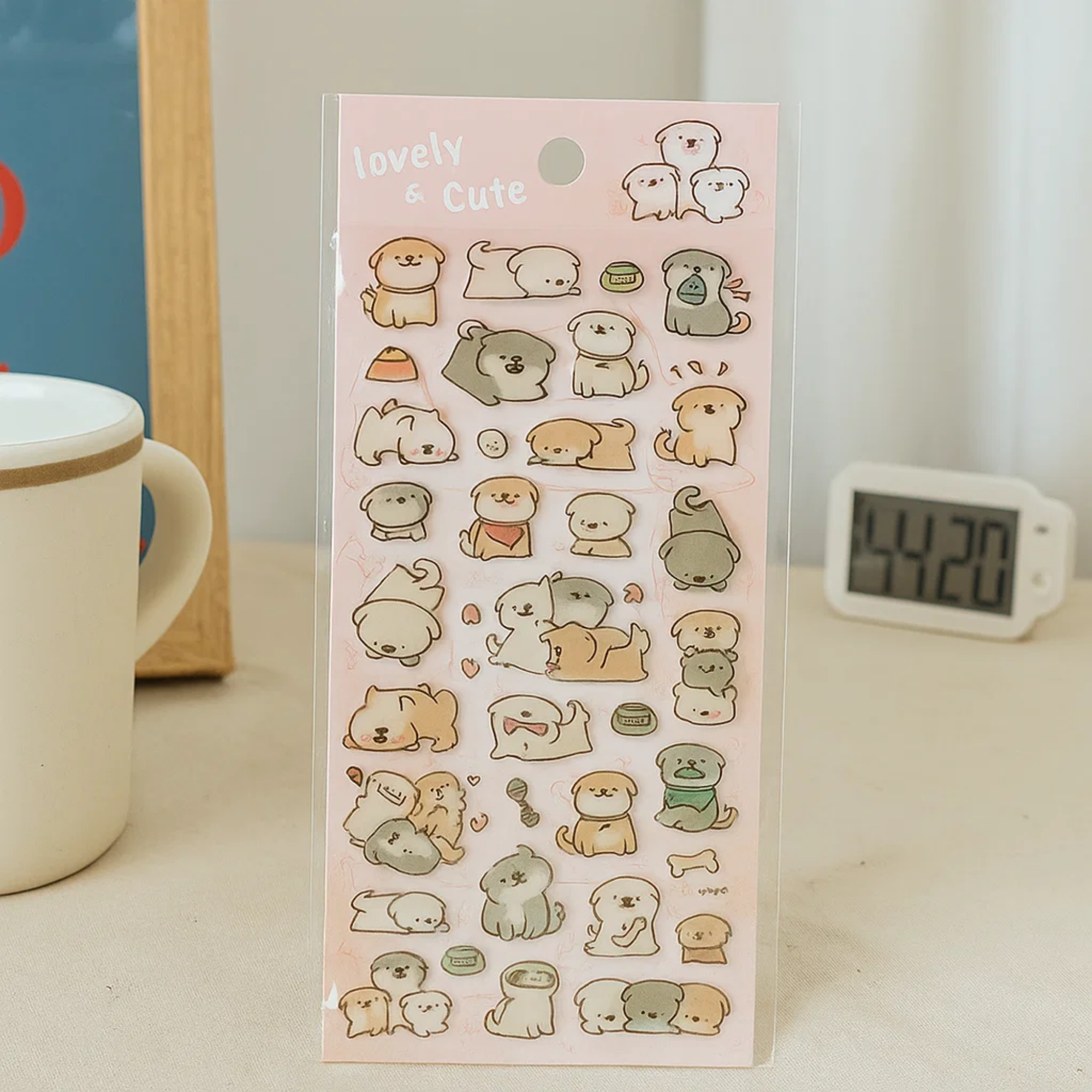 Lovely Sticker Sheet - Puppy