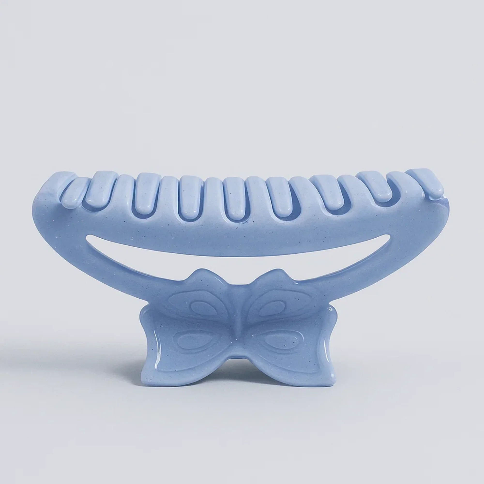 Blue Claw Clip with Butterfly