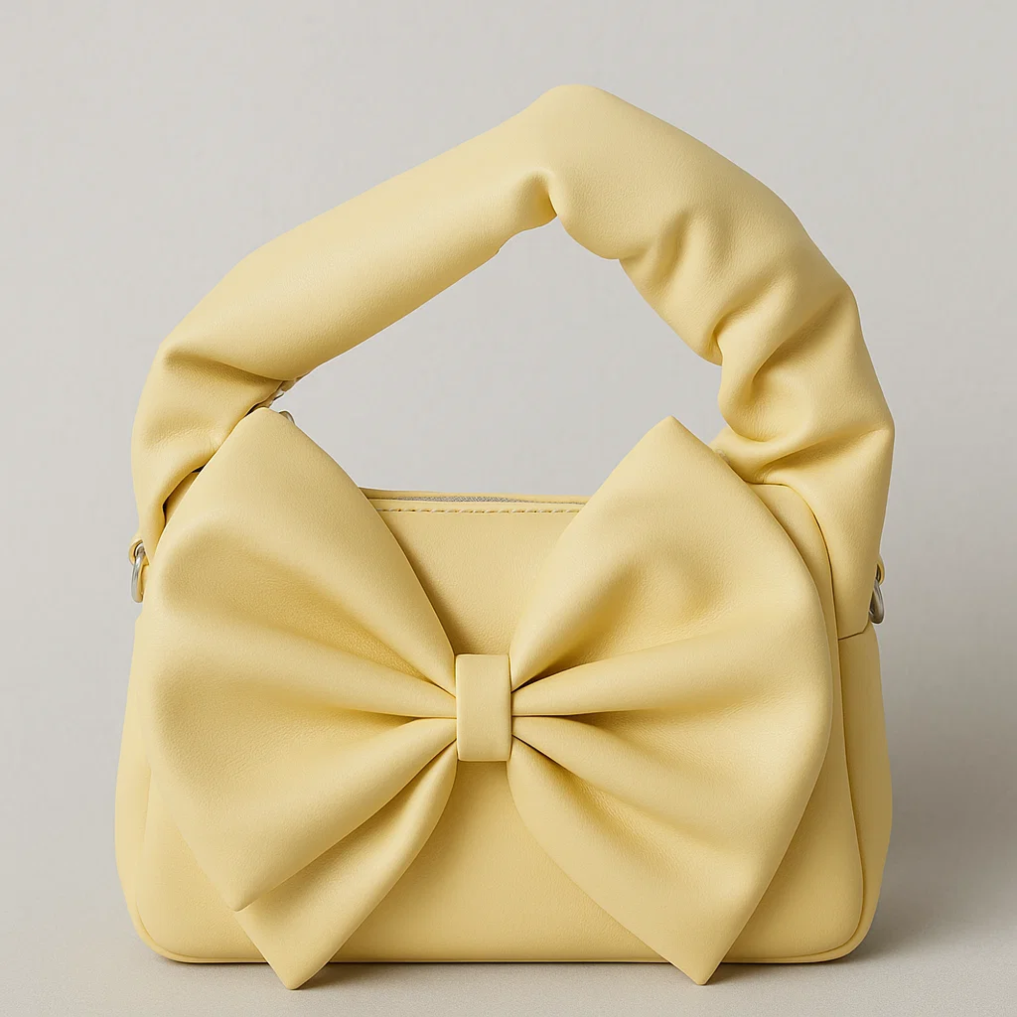 Cute Bow Sling Bag - Yellow