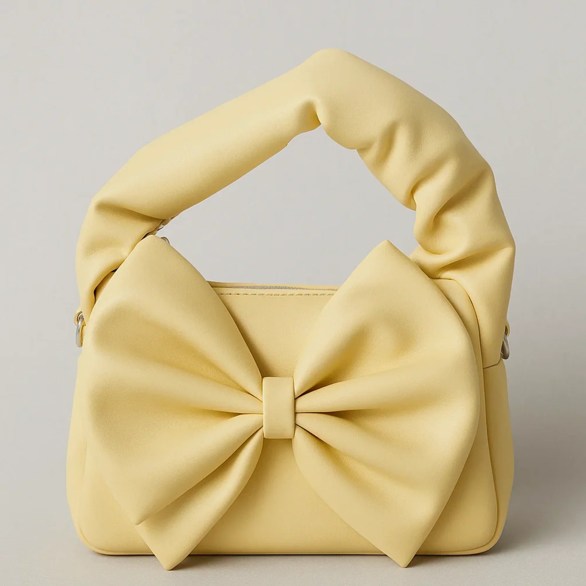 Cute Bow Sling Bag - Yellow
