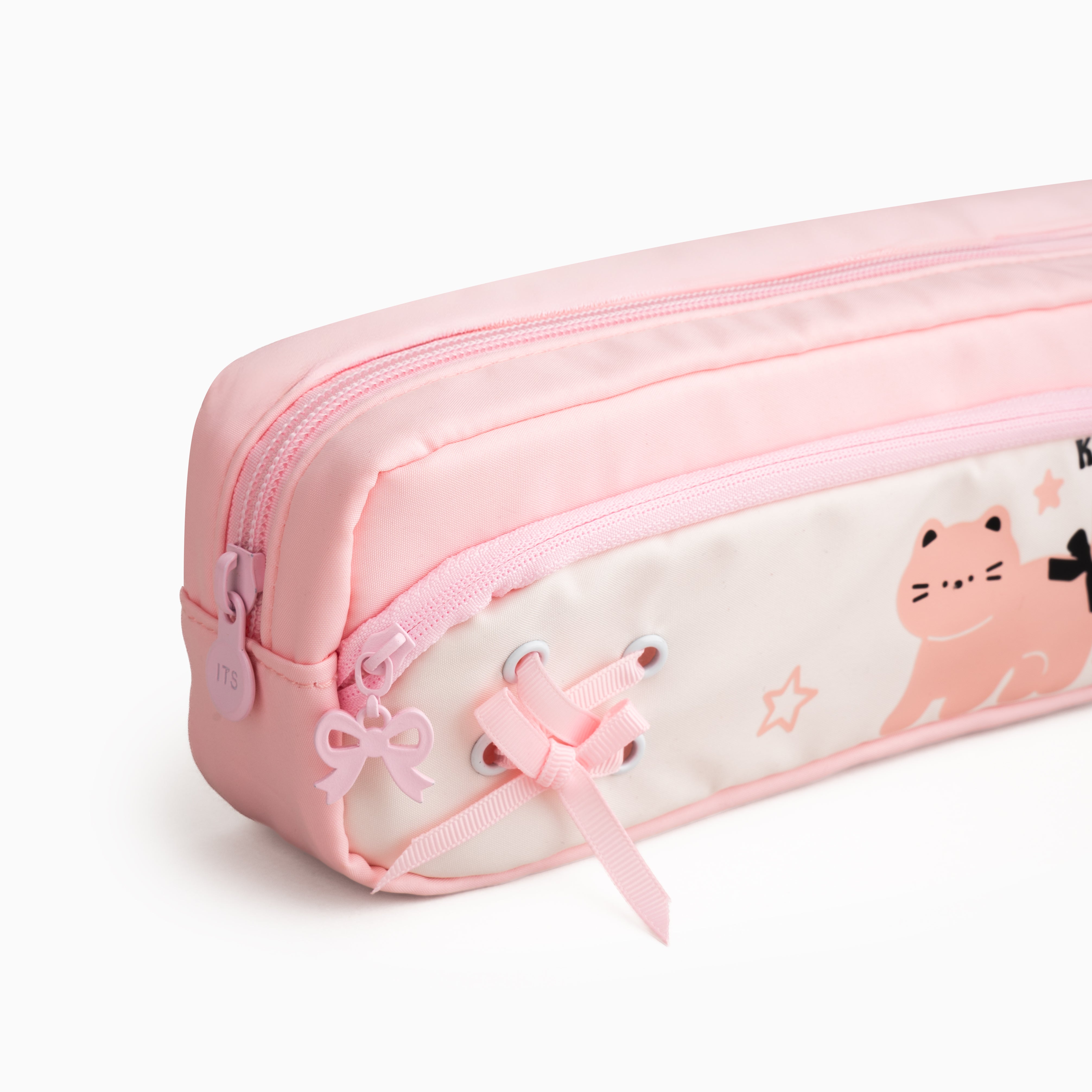 Coquette kitty Pouch - Peach Pink