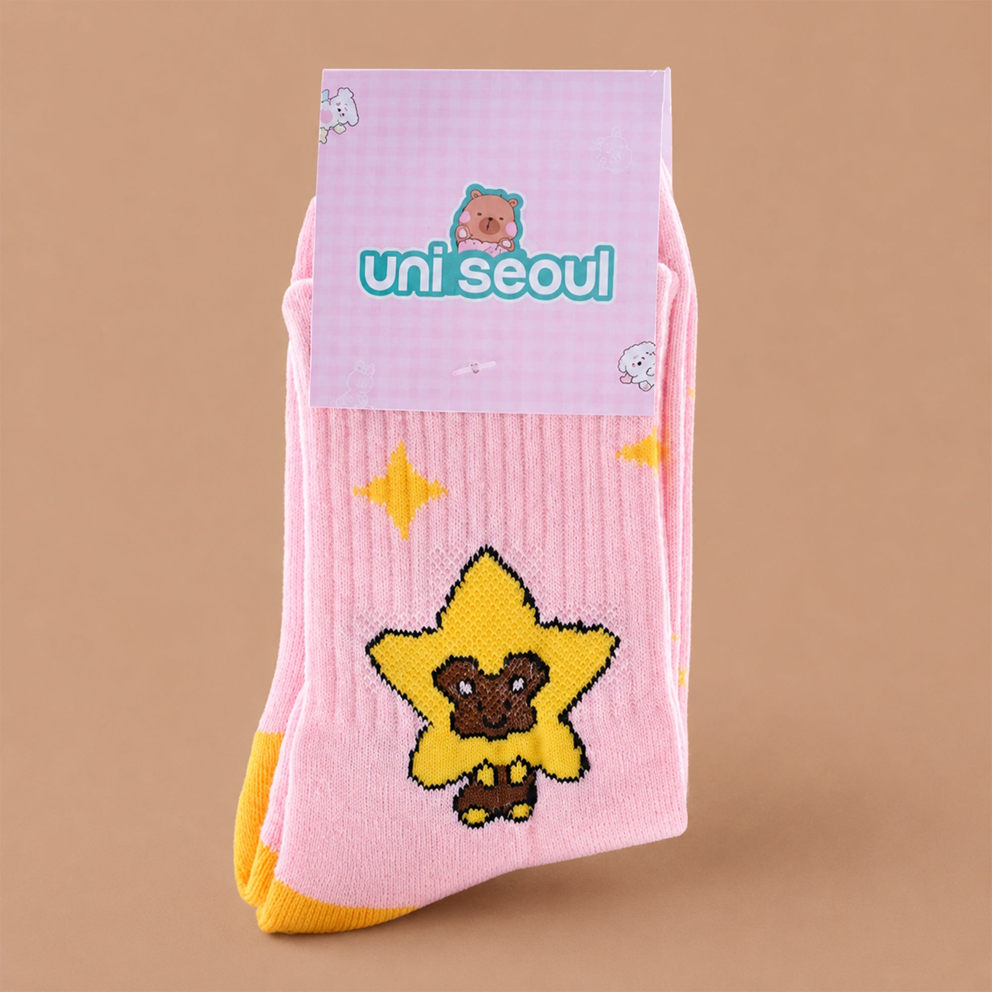 Star Bear Crew Socks
