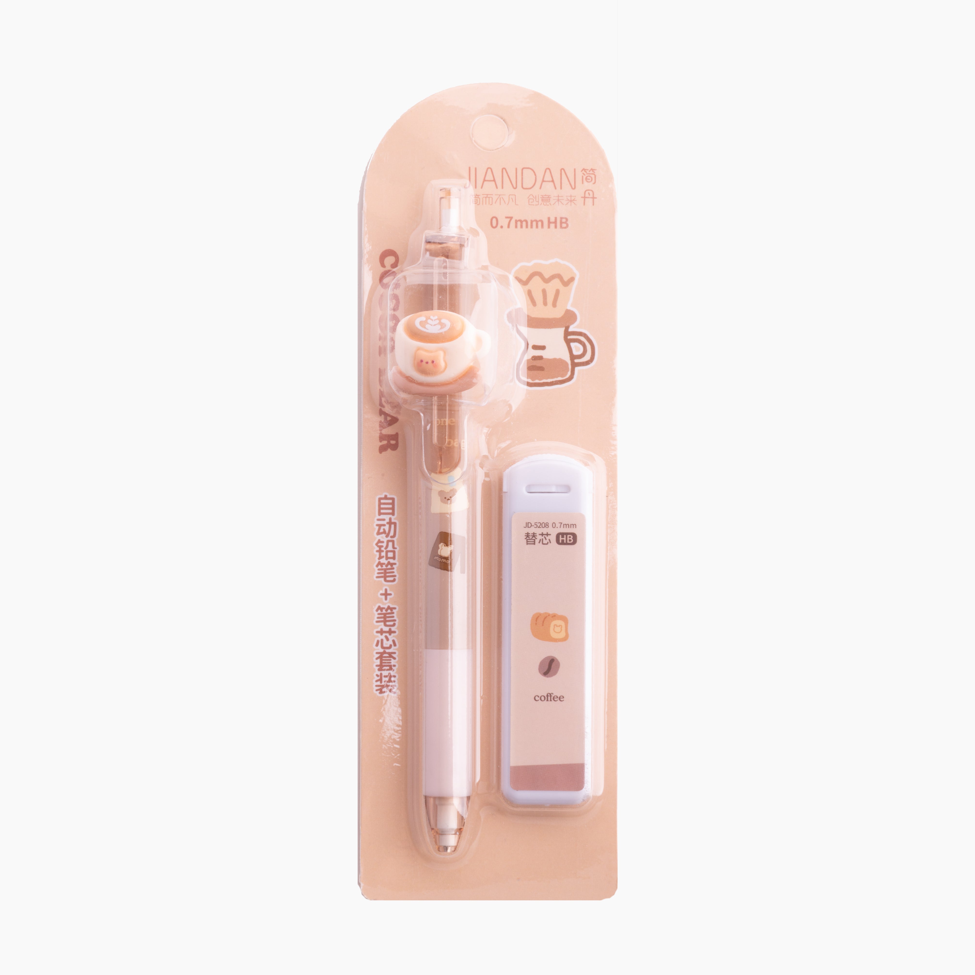 Coco Bear Pencil & Lead set - Coffee Cup