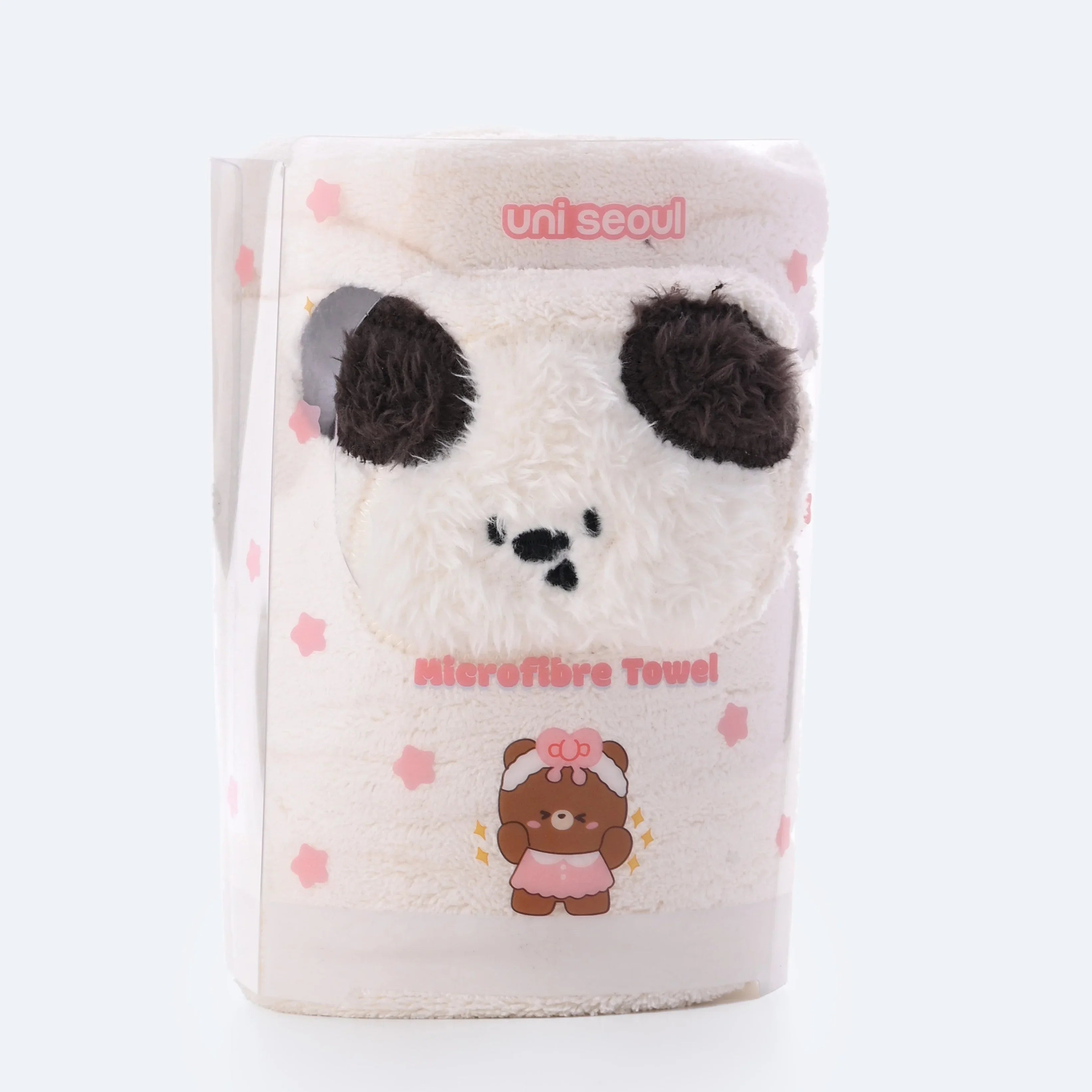 Puff Pals Hand Towel White