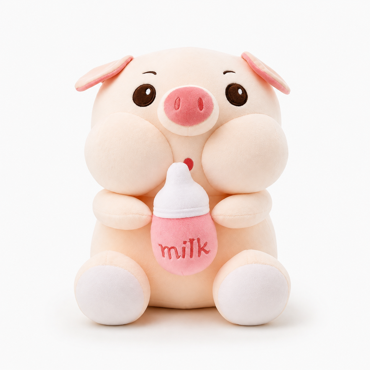 Cute Bottle Pig Plush Toy