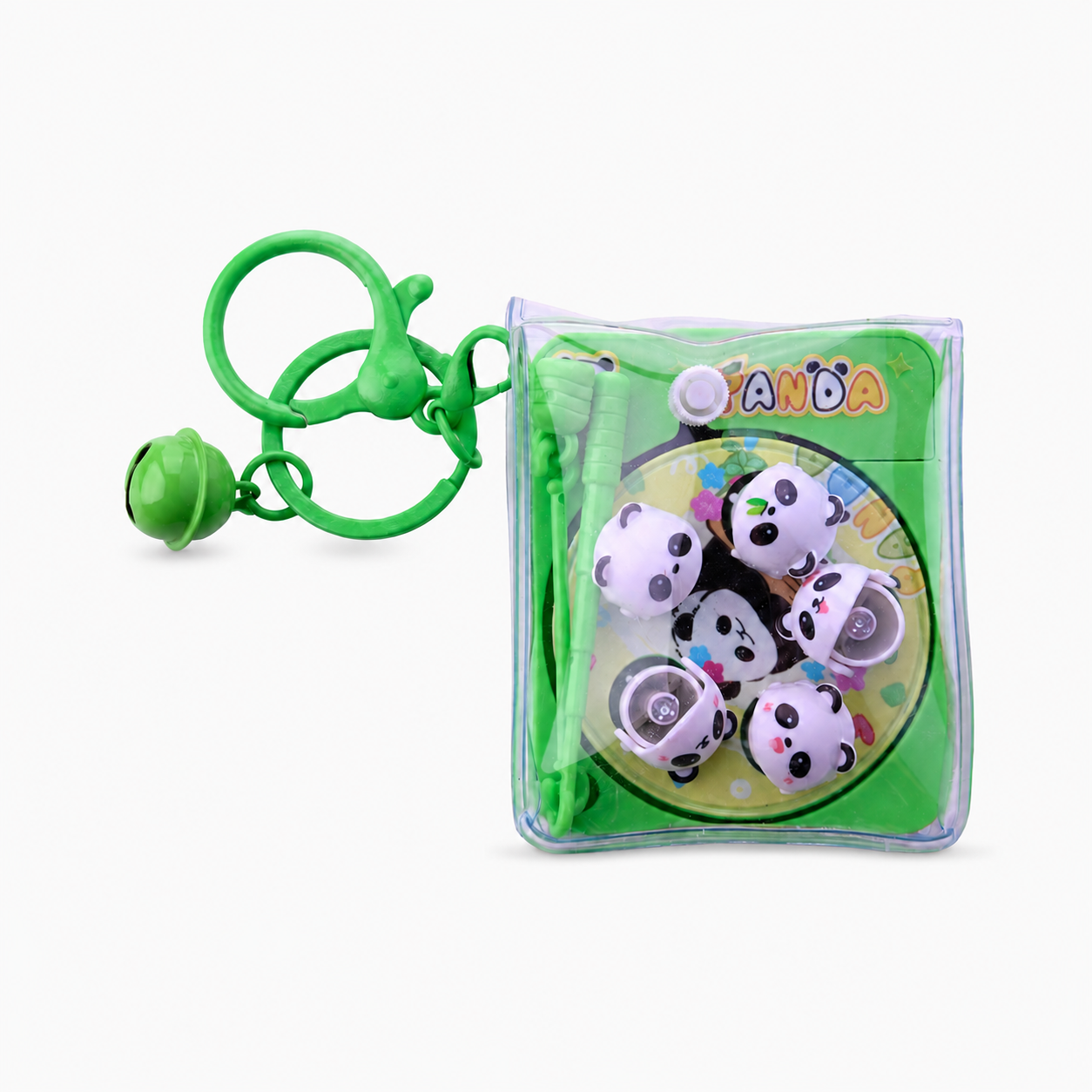 Panda Fishing Game Keyring