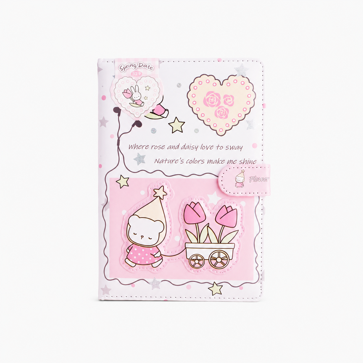 Flower Kawaii Planner - Bear