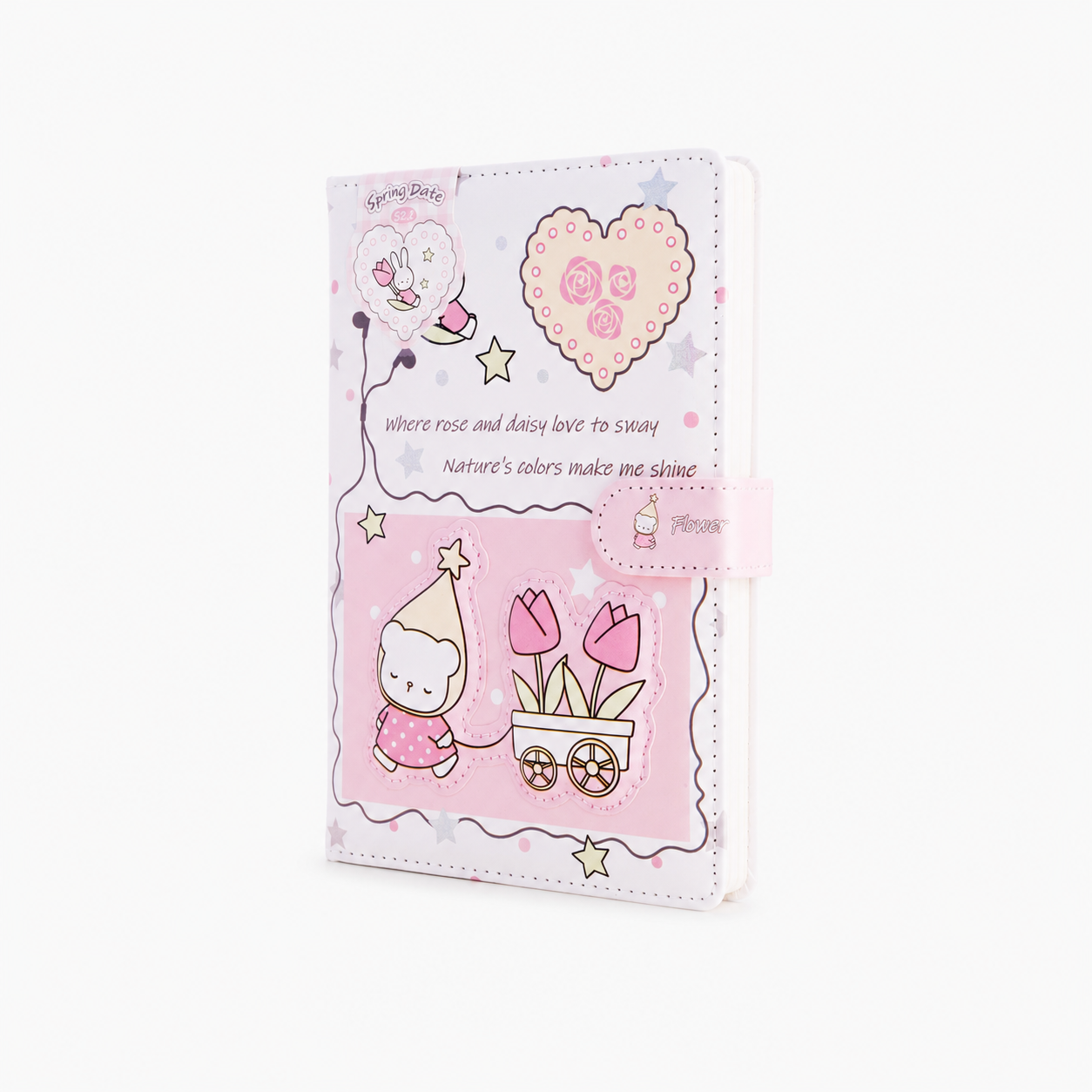 Flower Kawaii Planner - Bear