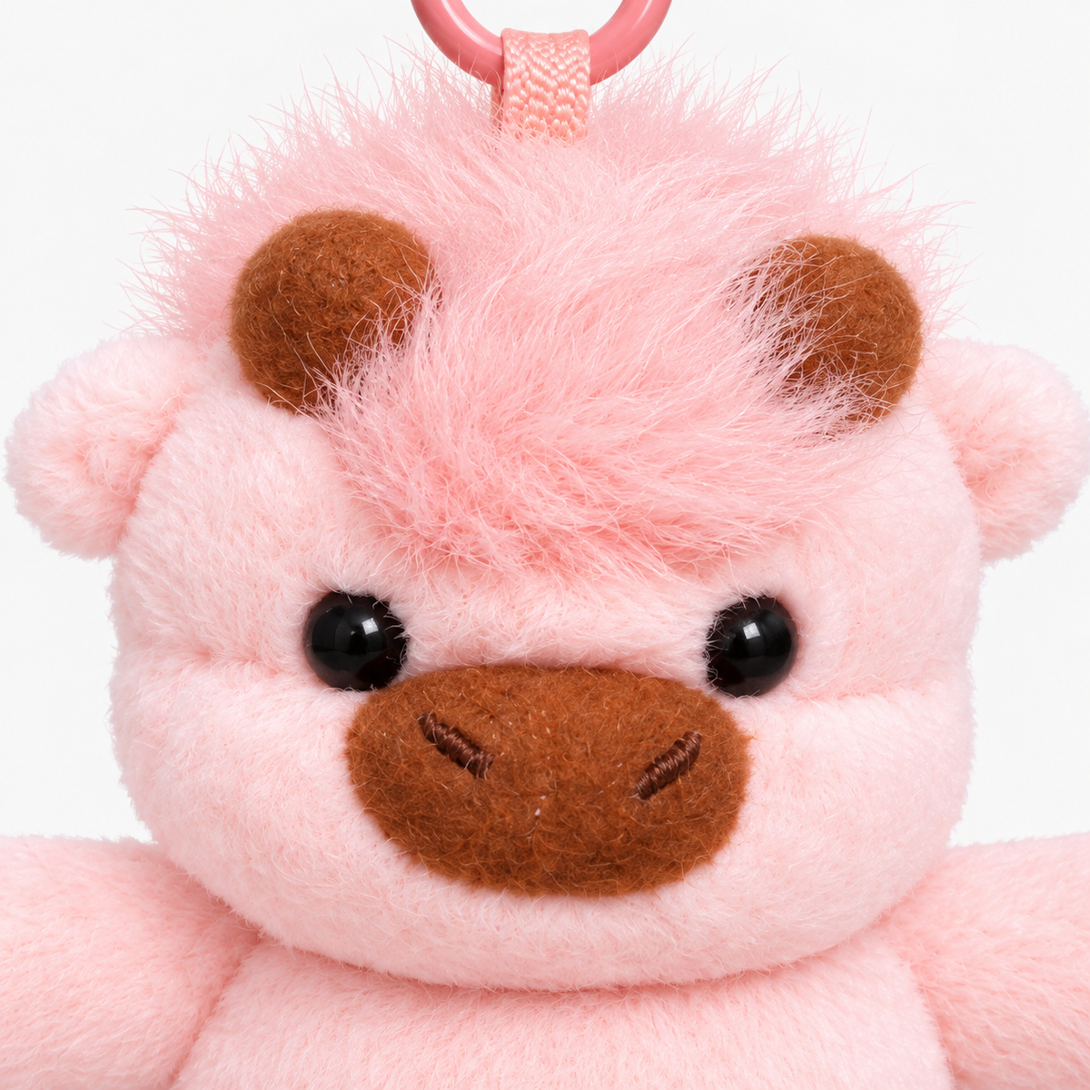 Bruno Plushie Keyring - Pink
