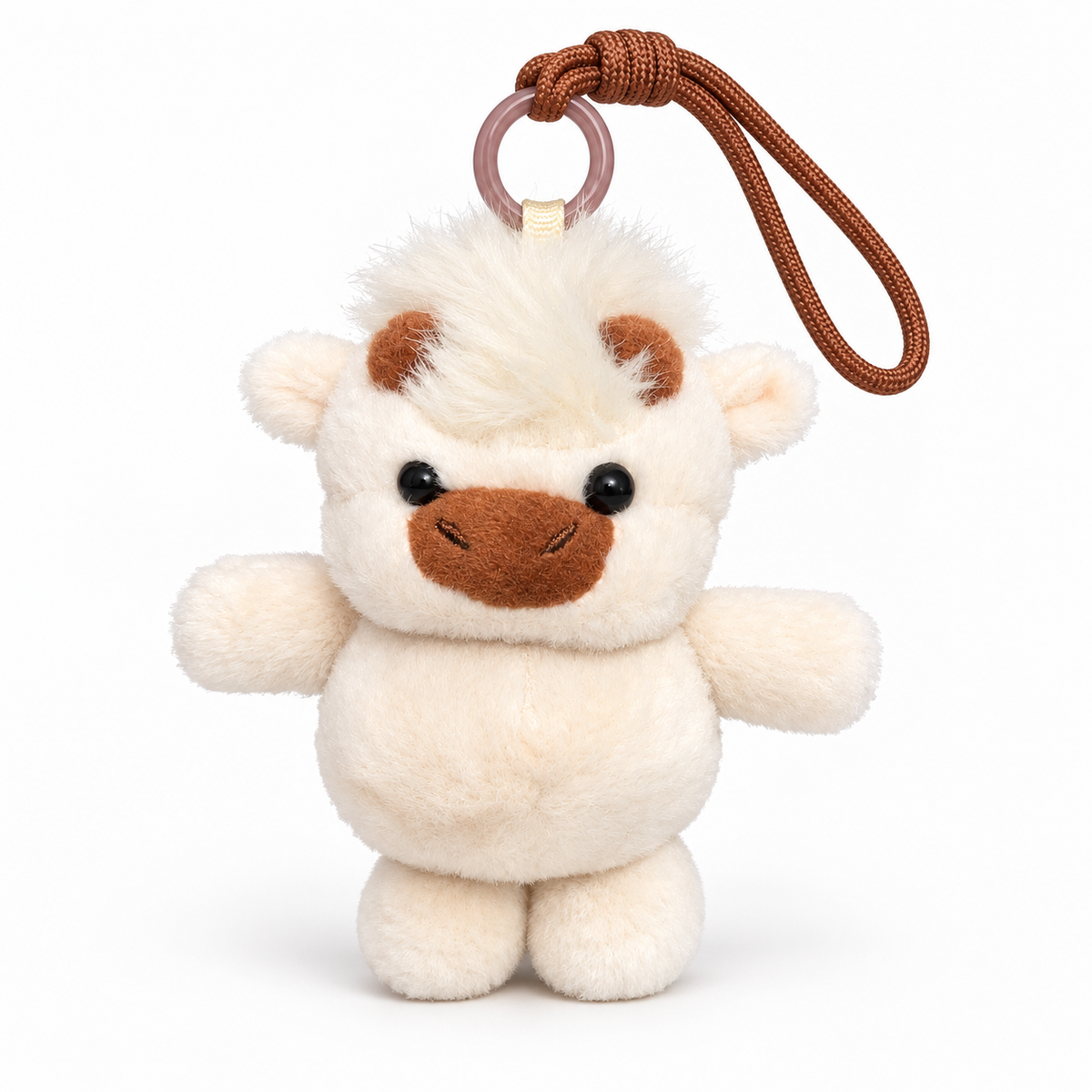 Bruno Plushie Keyring - Beige