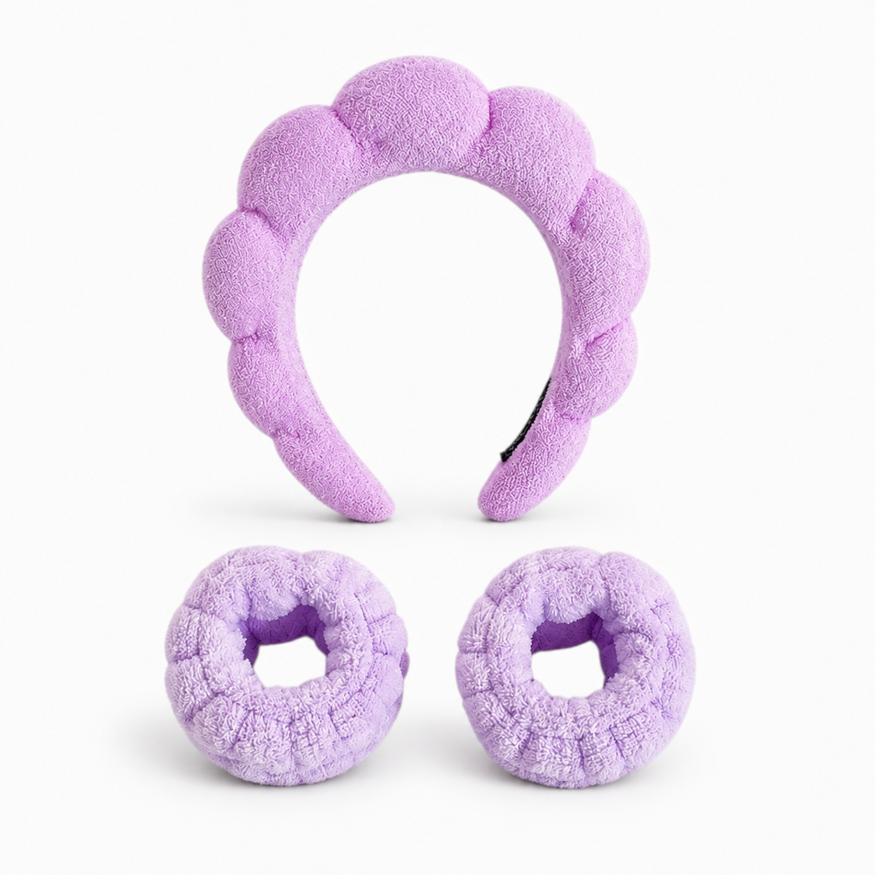 Bubble Skincare Headband Purple Hard