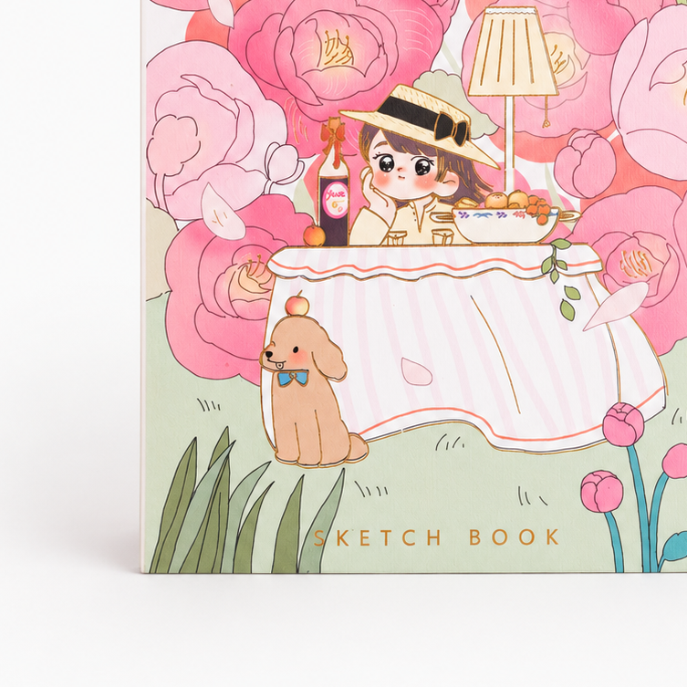 Annie’s Garden Sketch book -Rose