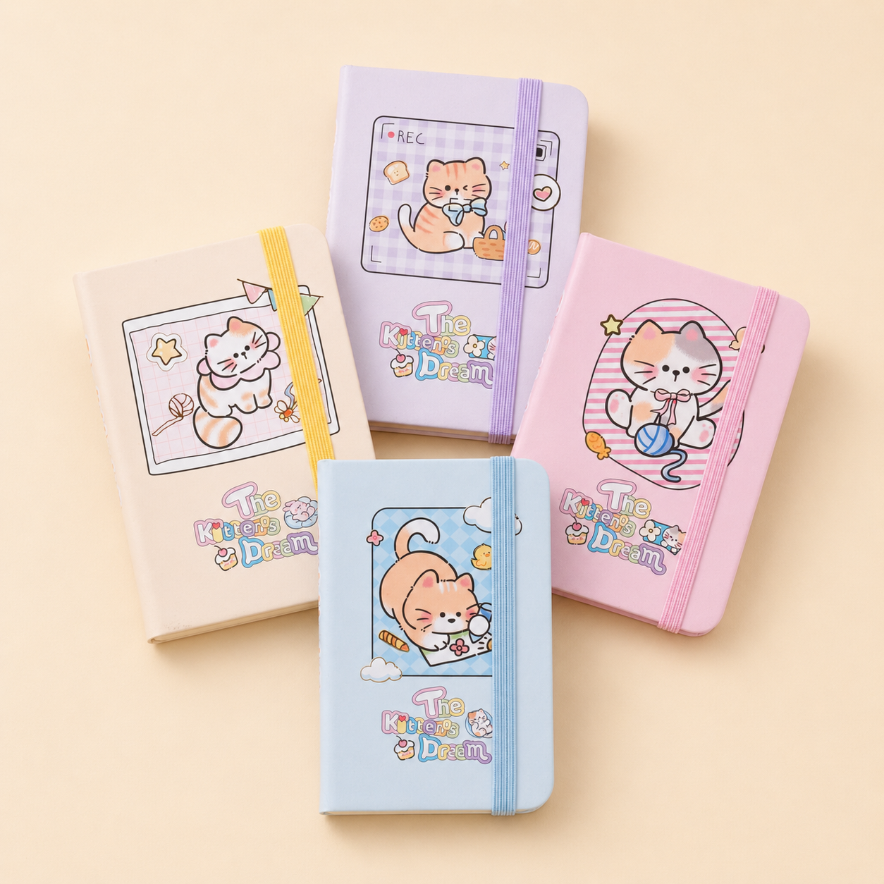 Kitty Mini diary - Sky blue