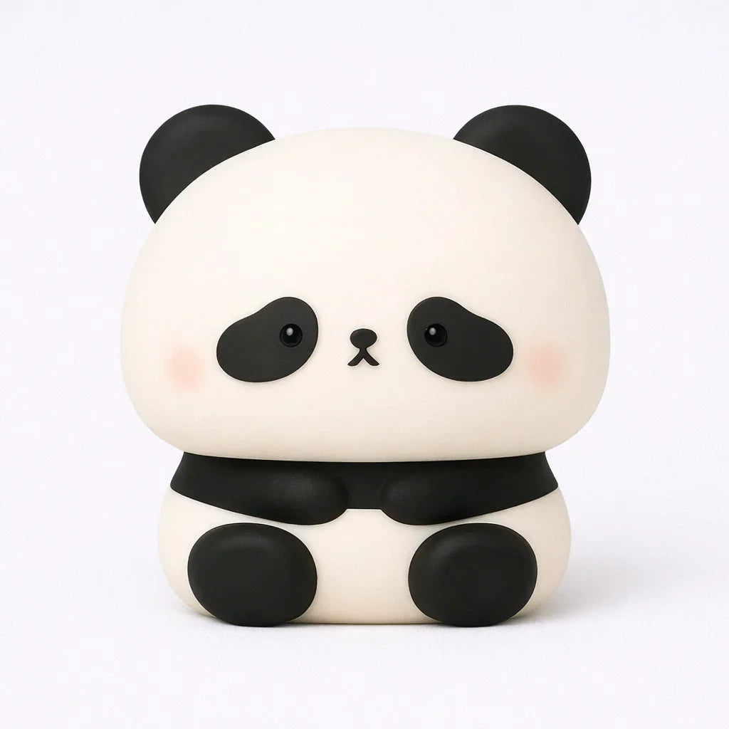 Big-Head Silicon Panda Night Lamp