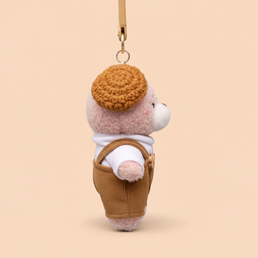 Honey Bloom Teddy Keyring