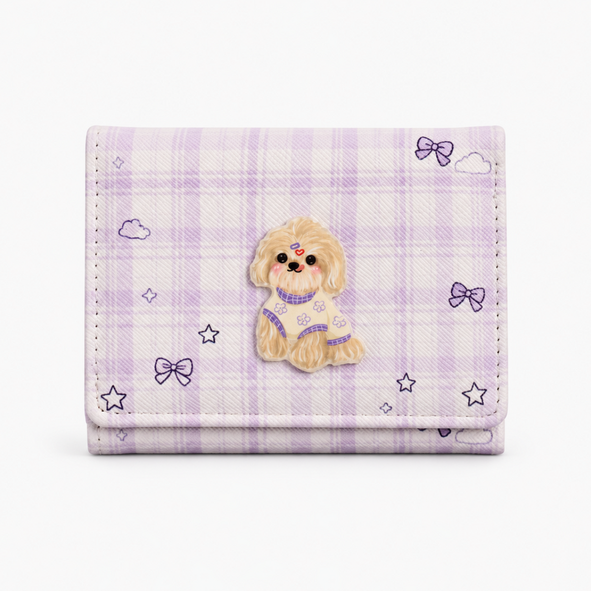 Sweet Lilac Pup Wallet
