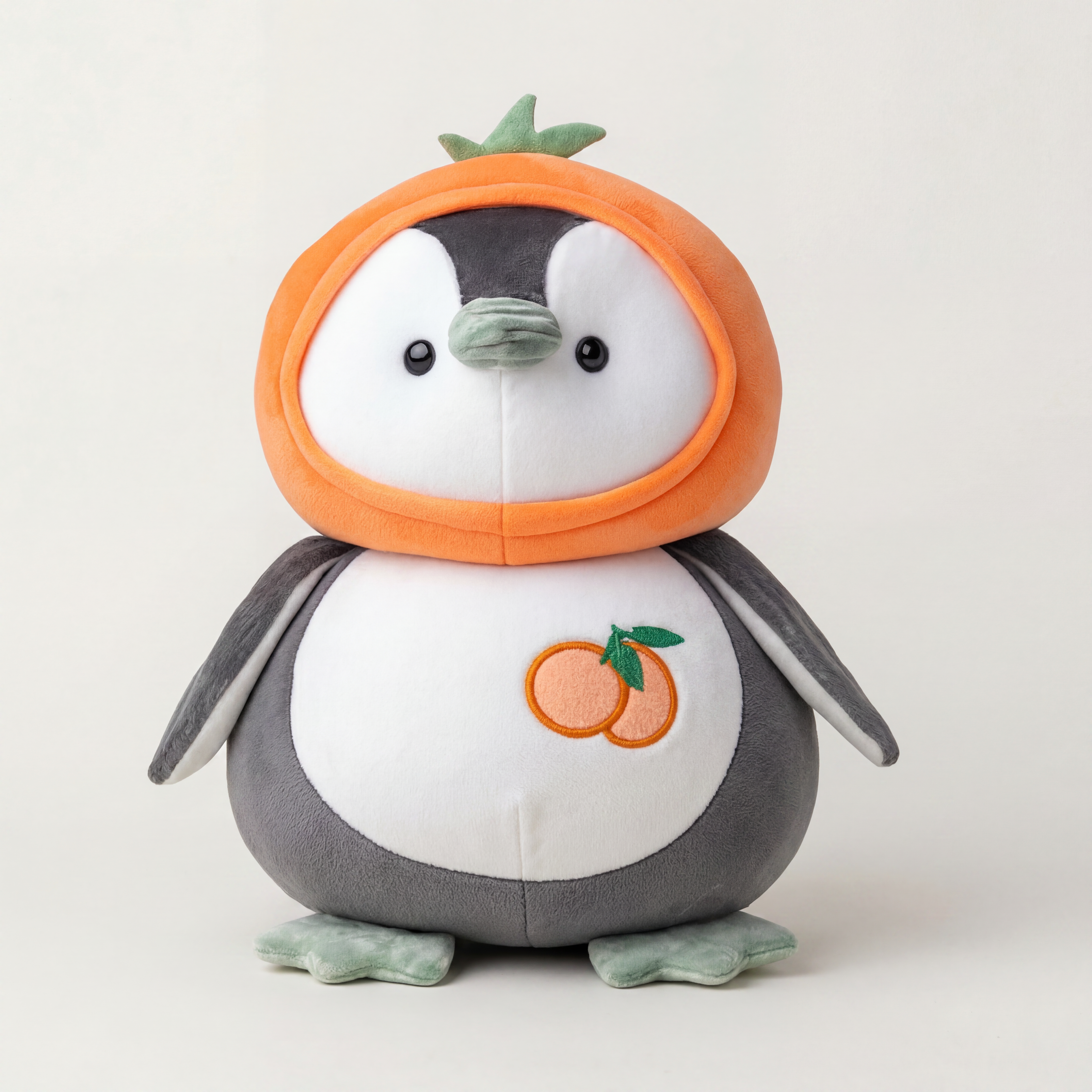 Cute Penguin Plush Toy Orange - Large