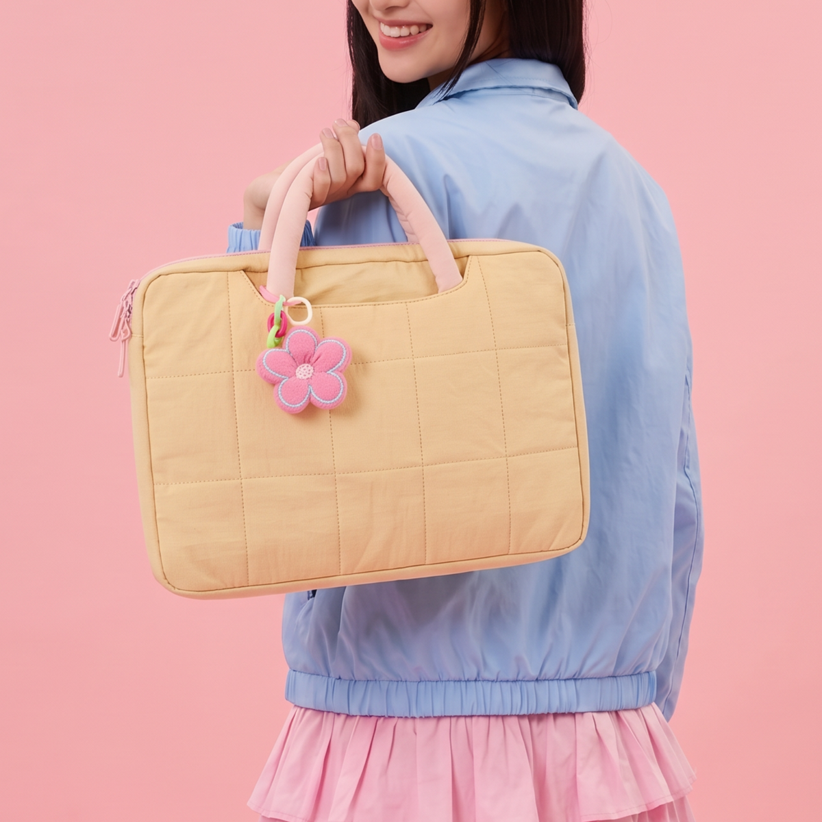 Daisy Laptop Bag - Butter