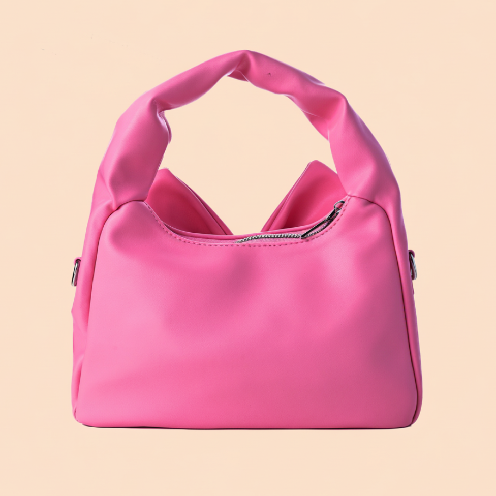 Cute Bow Sling Bag - Hot Pink