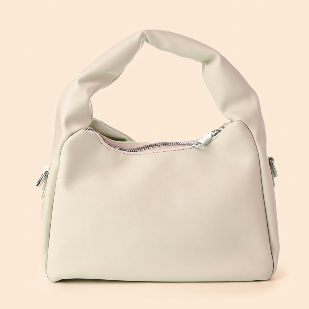 Cute Bow Sling Bag - Beige