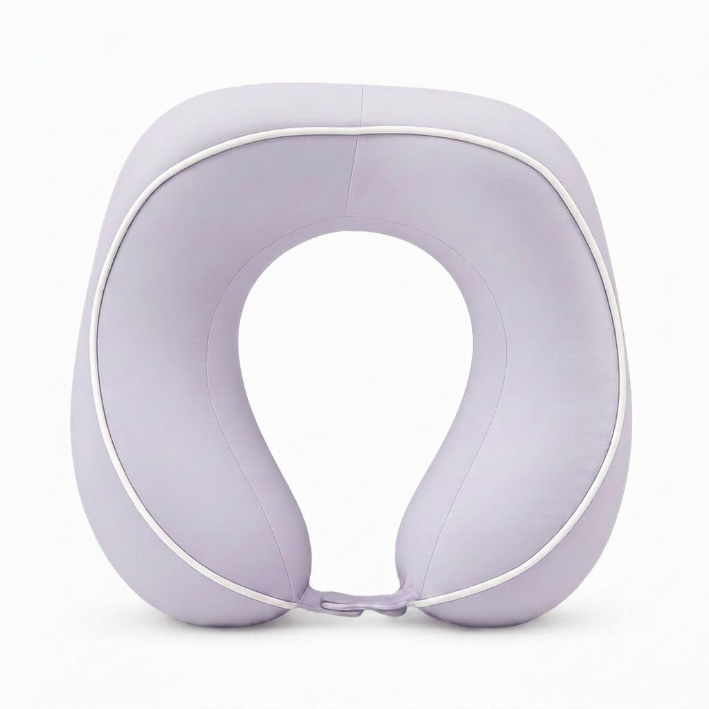 Purple Memory Foam Neck Pillow