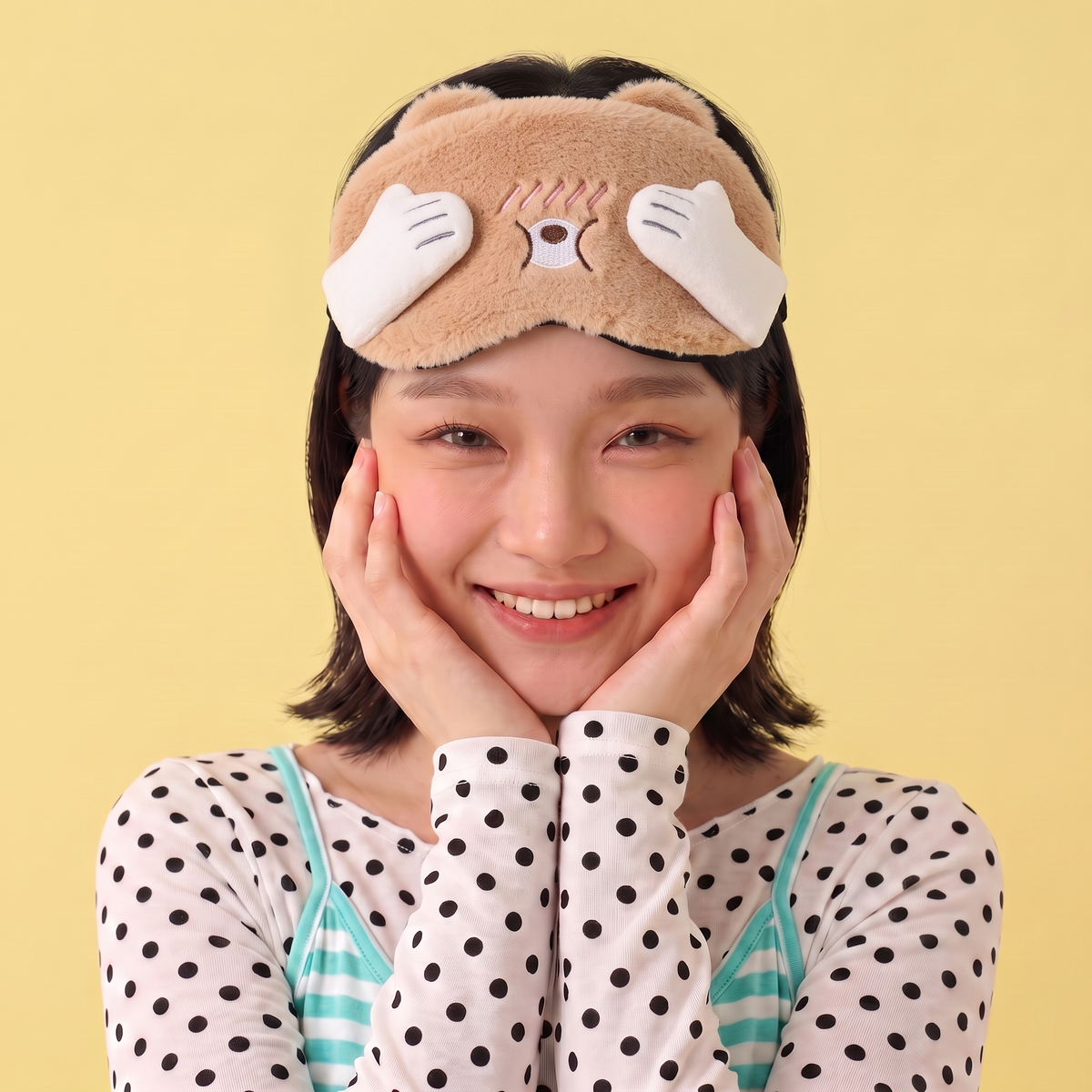 Snuggle Bear Nap Mask
