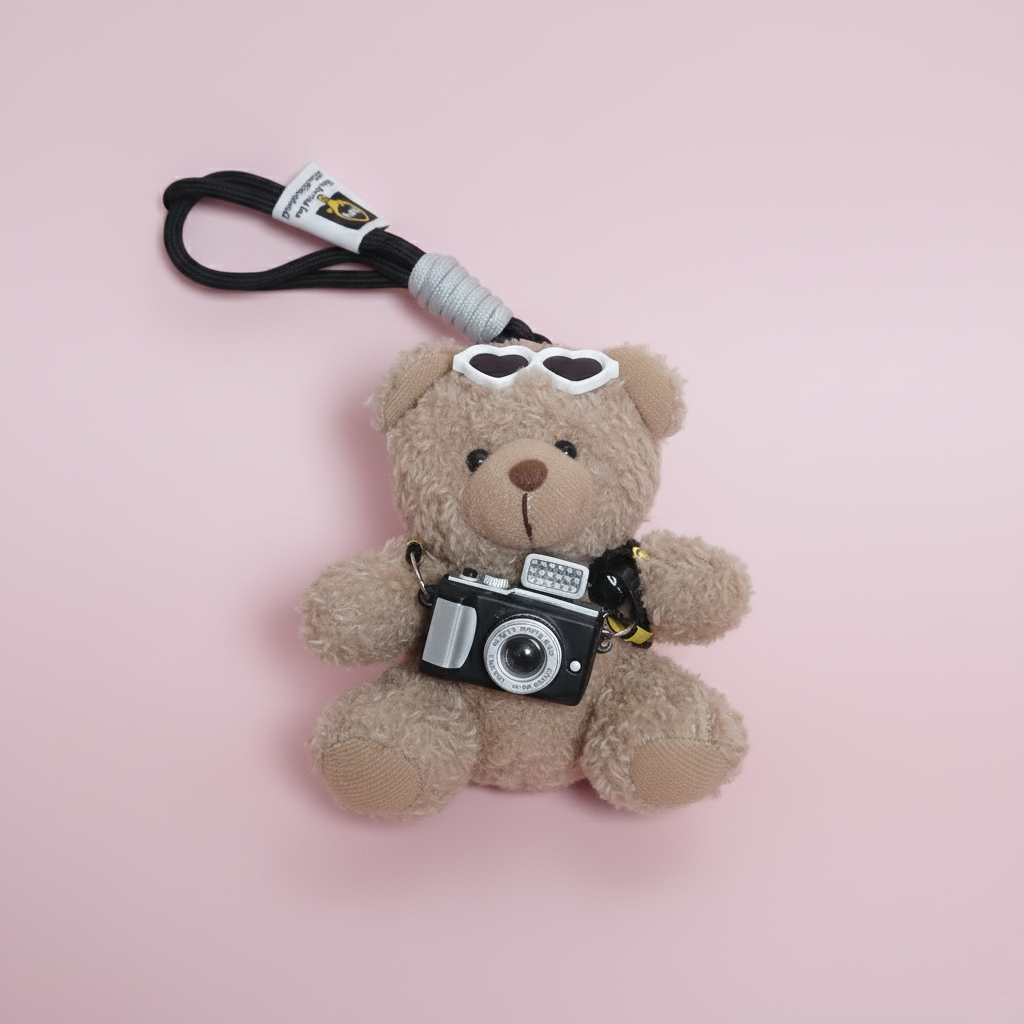 Heart Sunglasses Teddy Plushie Keyring