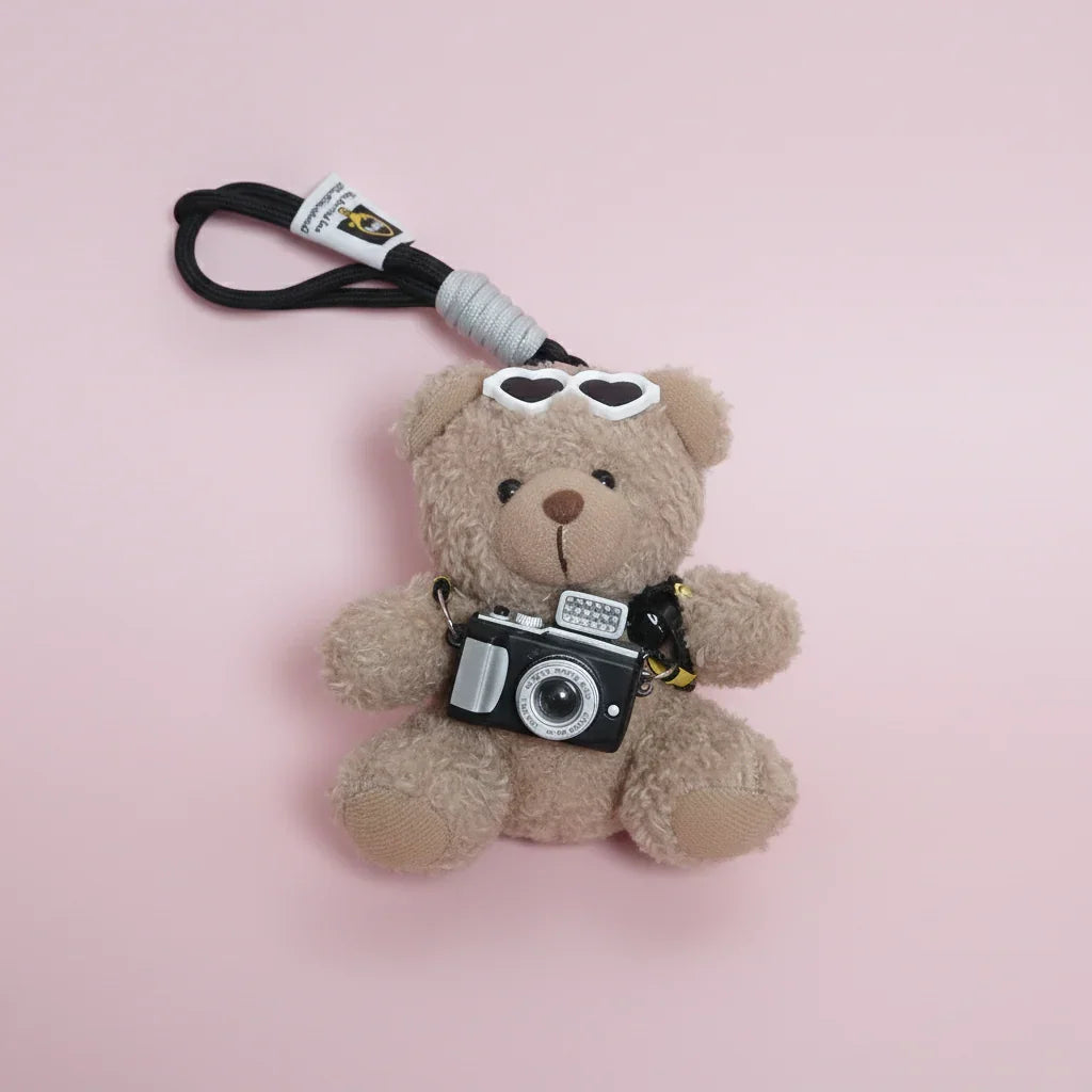Heart Sunglasses Teddy Plushie Keyring