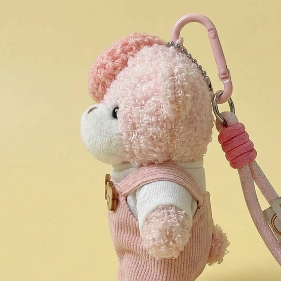 Berry Bloom Teddy Keyring