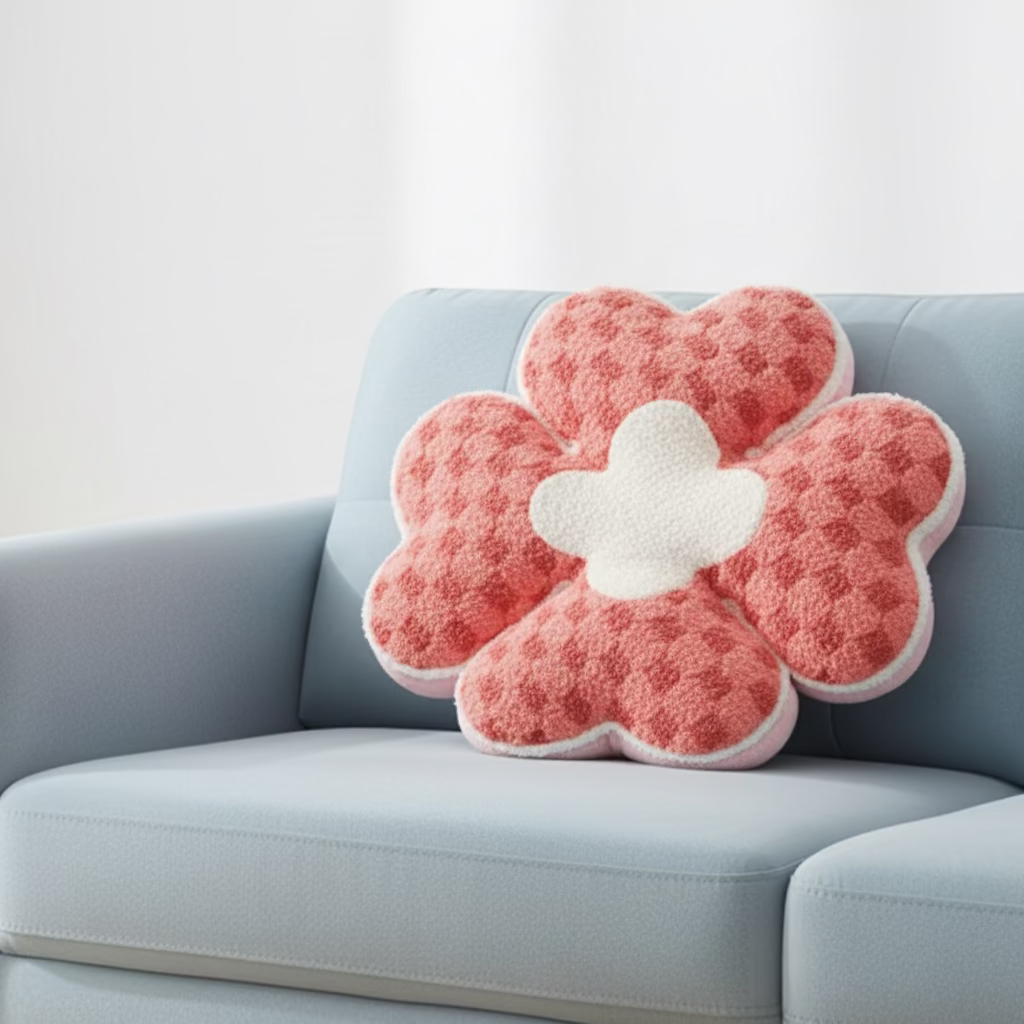 Clover Dream Pillow Pink