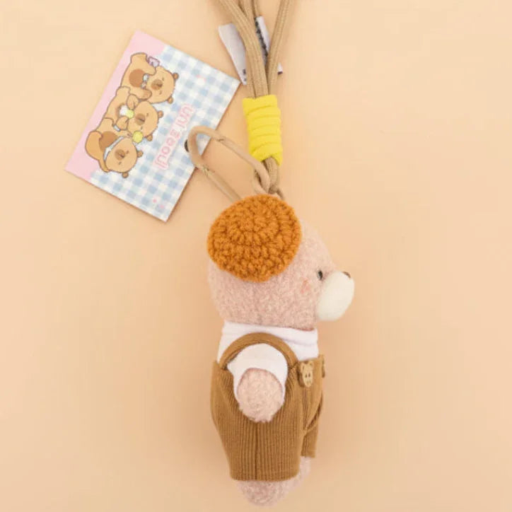 Honey Bloom Teddy Keyring