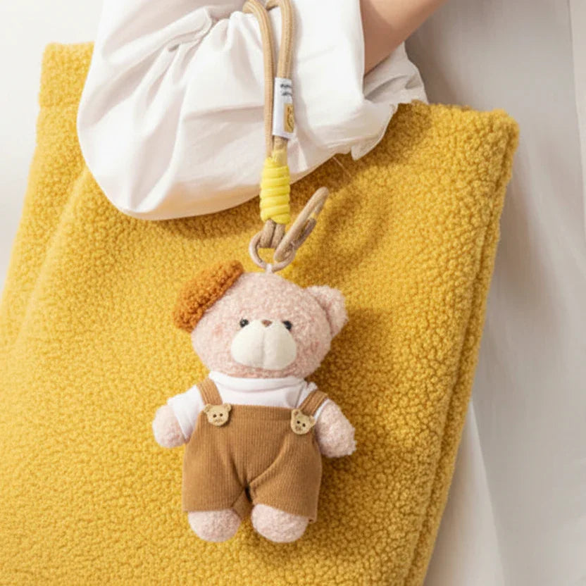 Honey Bloom Teddy Keyring