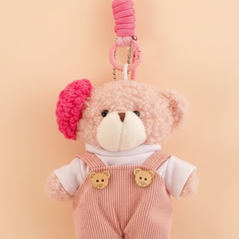 Berry Bloom Teddy Keyring