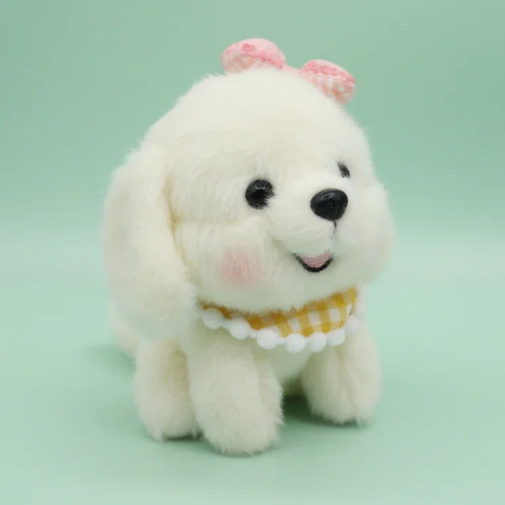 Butter Puff Plushie Keyring - Yellow