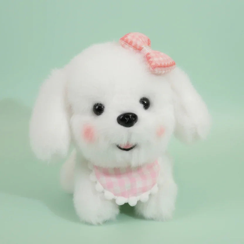 Cherry Puff Plushie Keyring - Pink