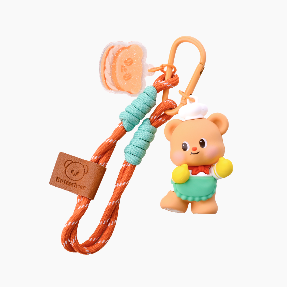 Butterbear Chef Silicone Keyring