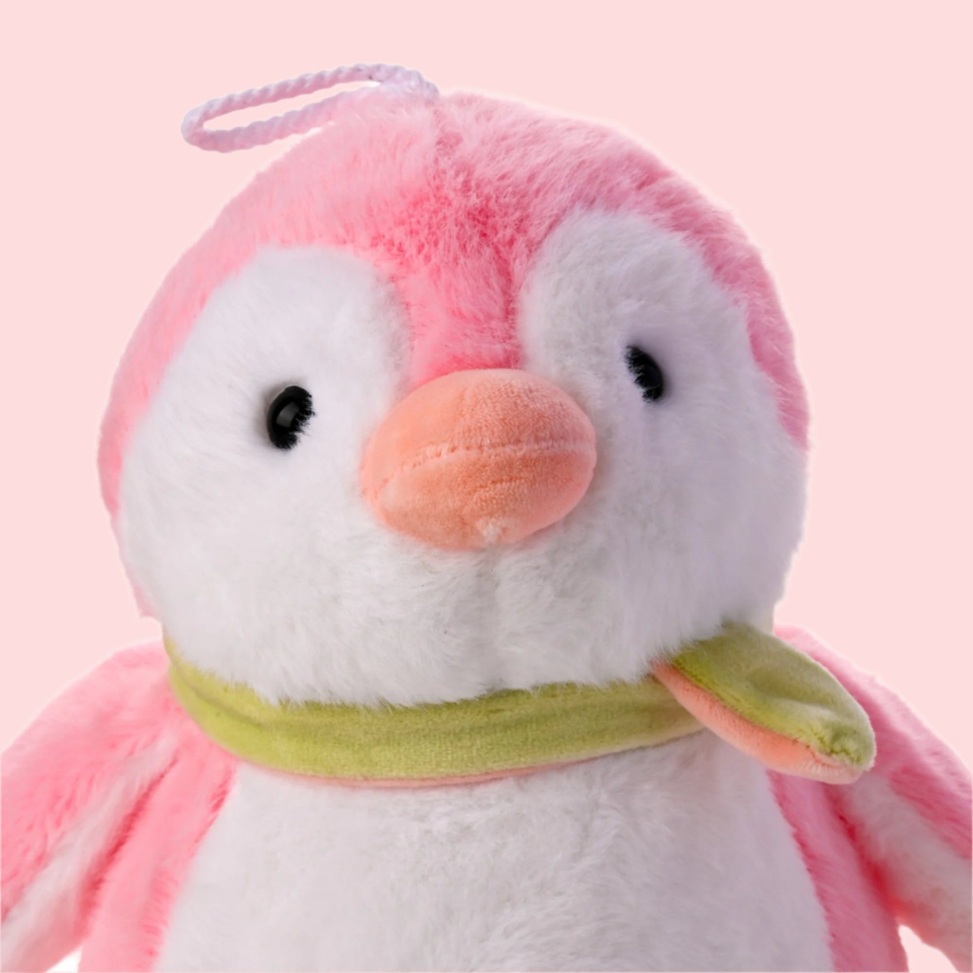 Muffler Penguin Plush Toy pink -Small