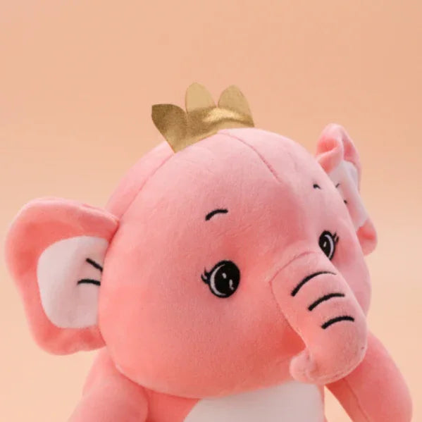 Lucky Elephant Plush Toy Pink - Small