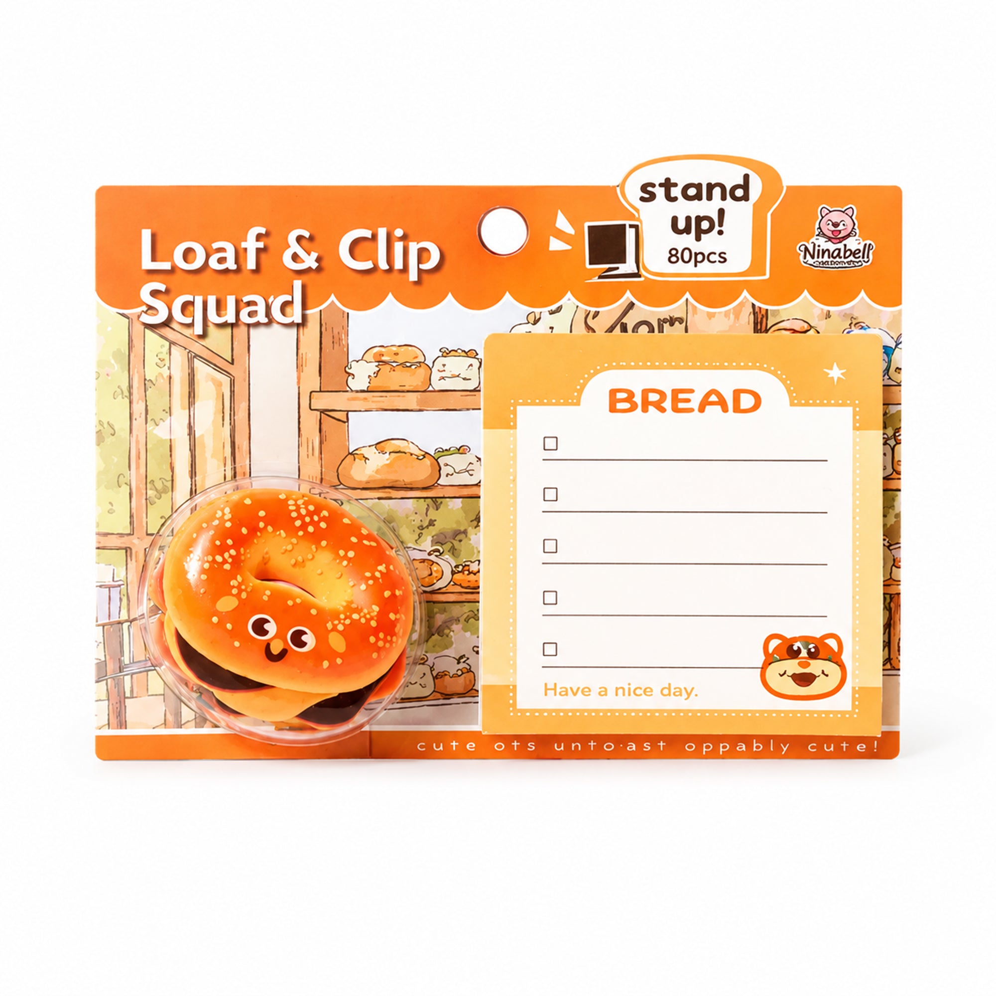 Bread Sticky Notes - Donut