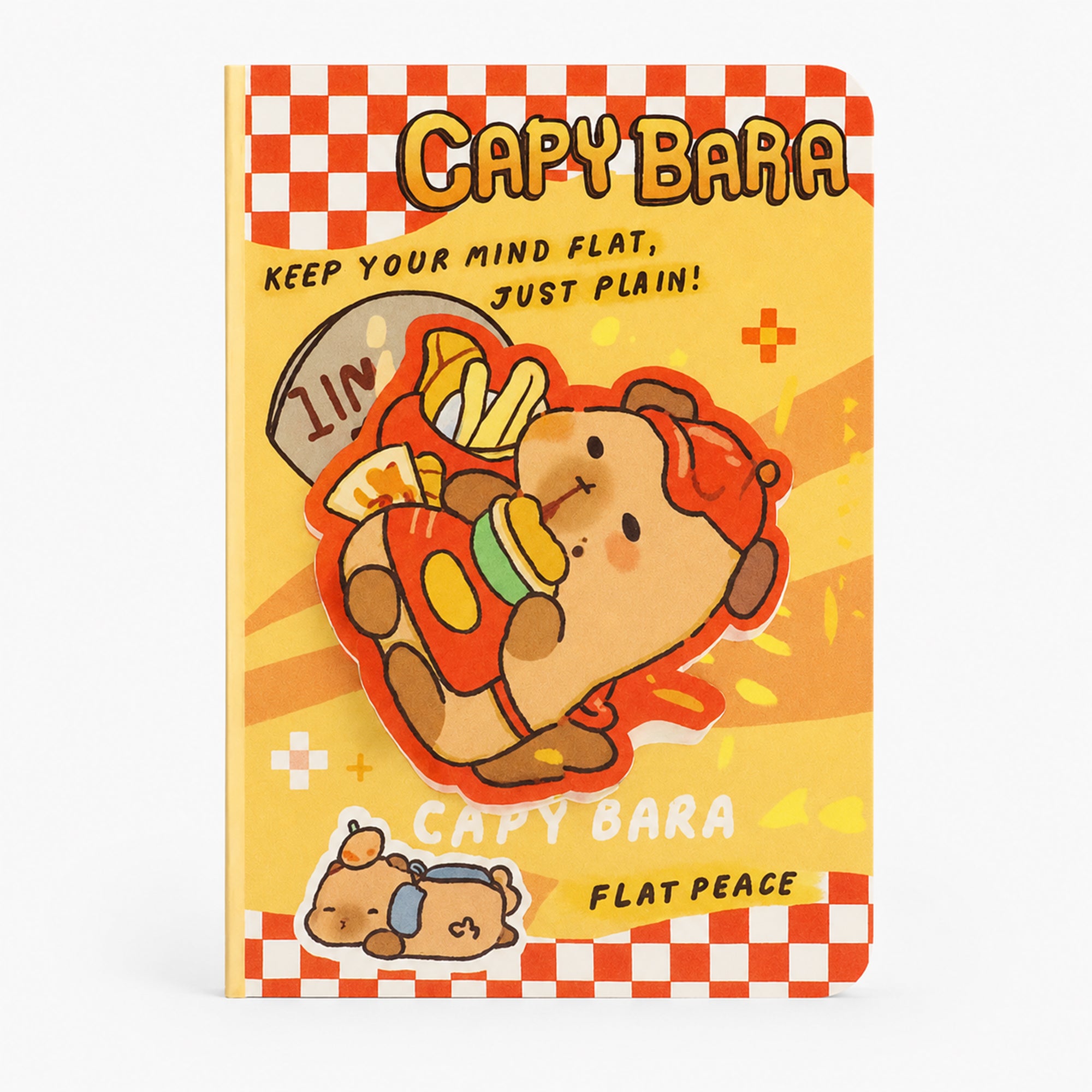 Mystic Capybara Notebook - Eating