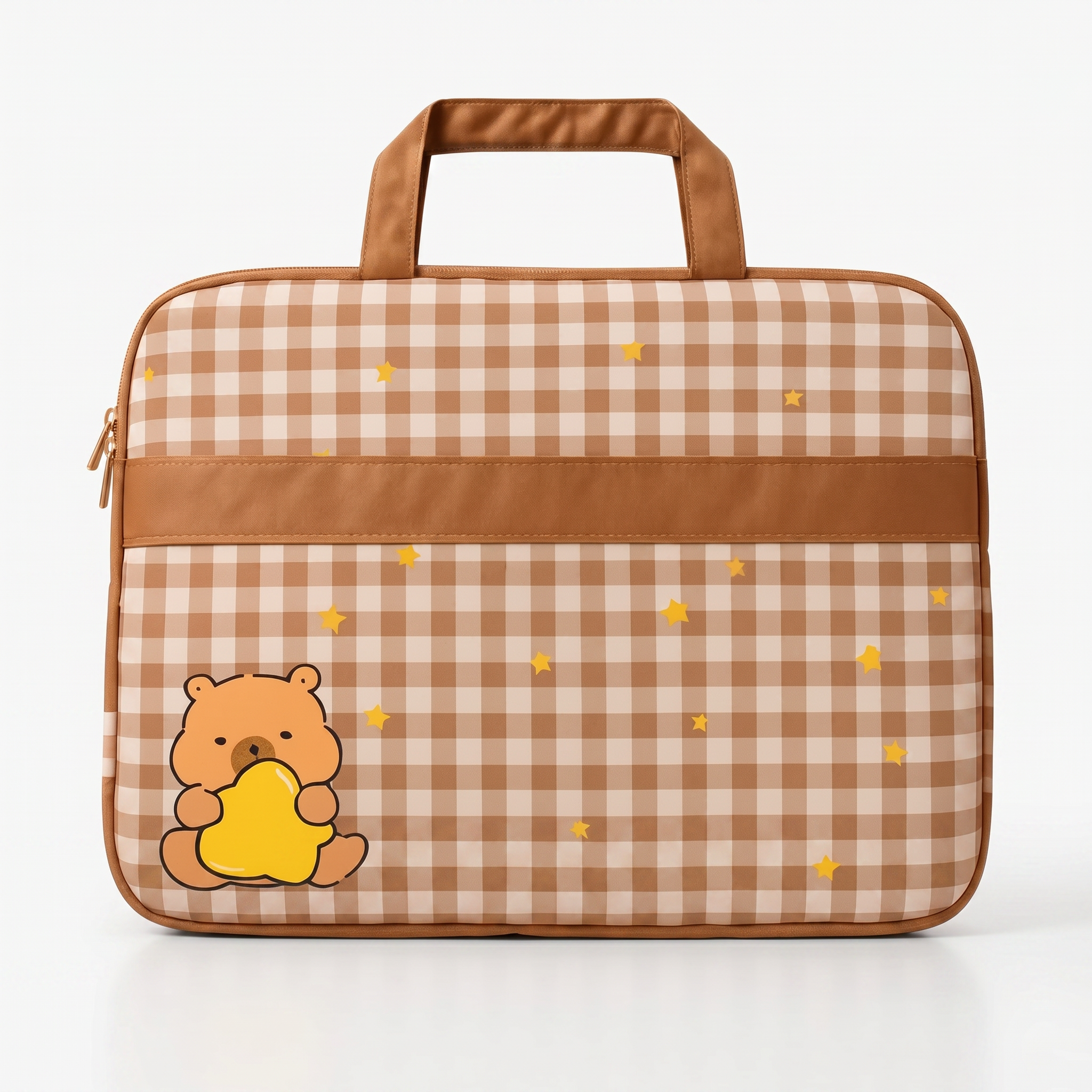 Star capybara laptop bag