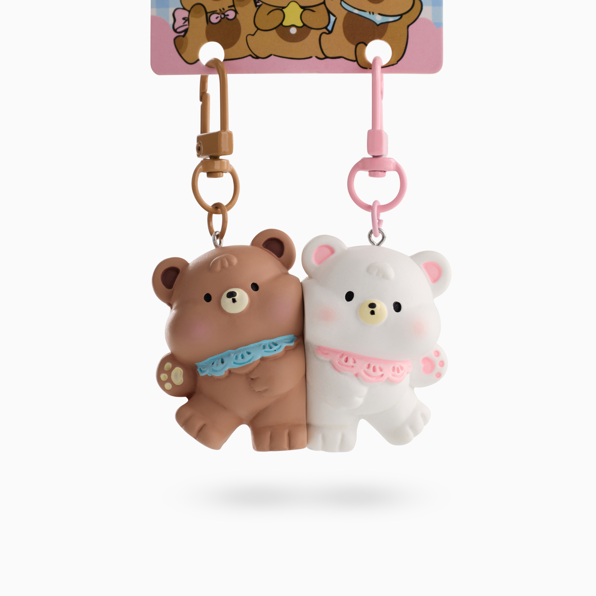 Bear Hug Pals Resin Keyring