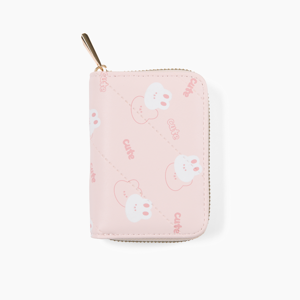 Cute Bunny Pink Card Holder