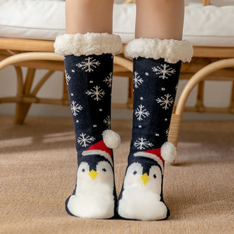 Winter Penguin Socks