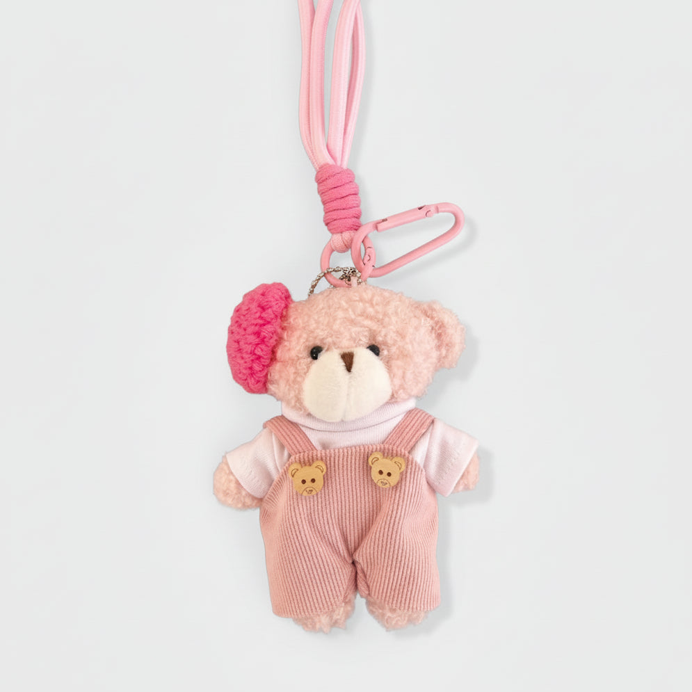 Berry Bloom Teddy Keyring