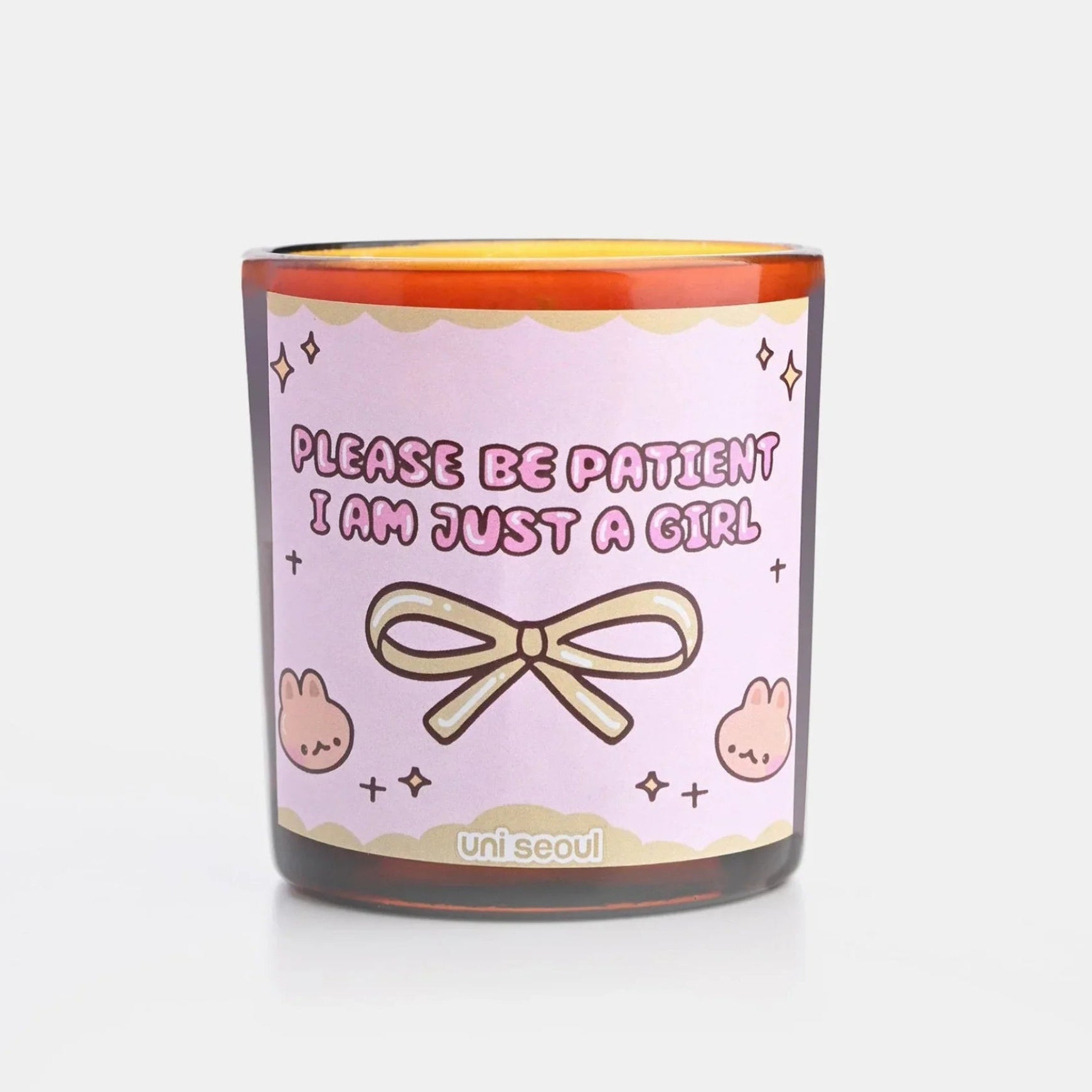 I'm Just A Girl Candle - Aqua