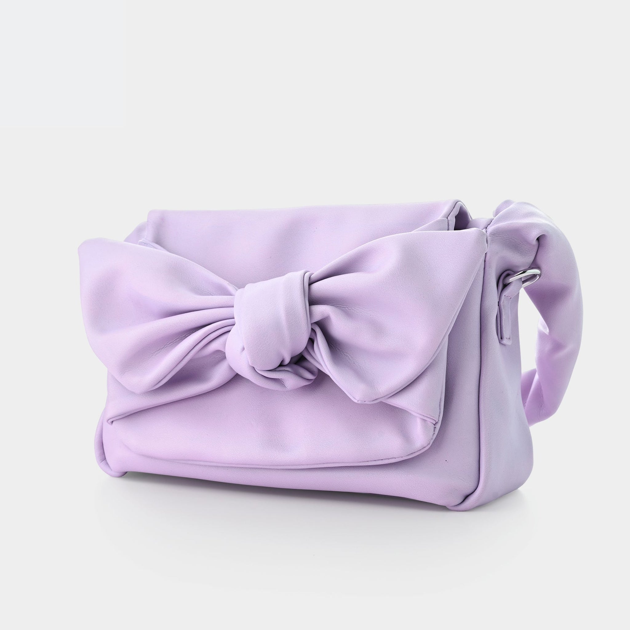 Knot Bow Sling Bag - Lilac