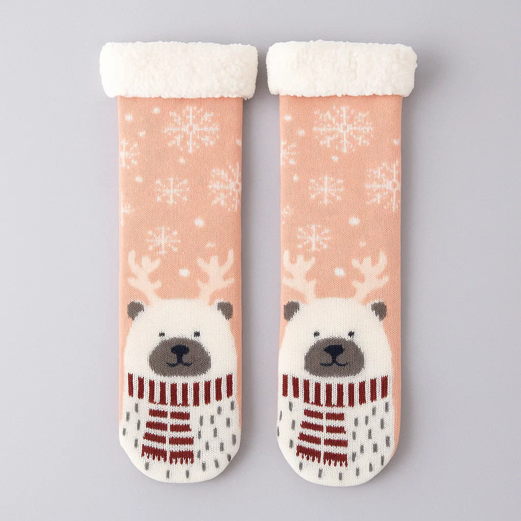 Fuzzy Bear Socks